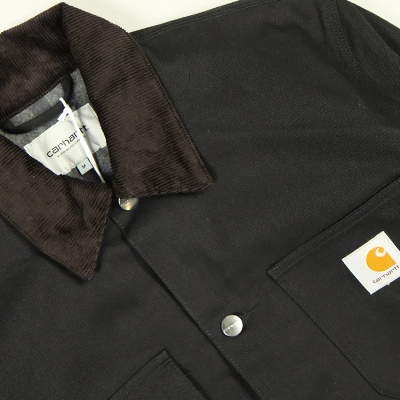 Carhartt WIP Michigan Coat - Black/Black Rigid-1
